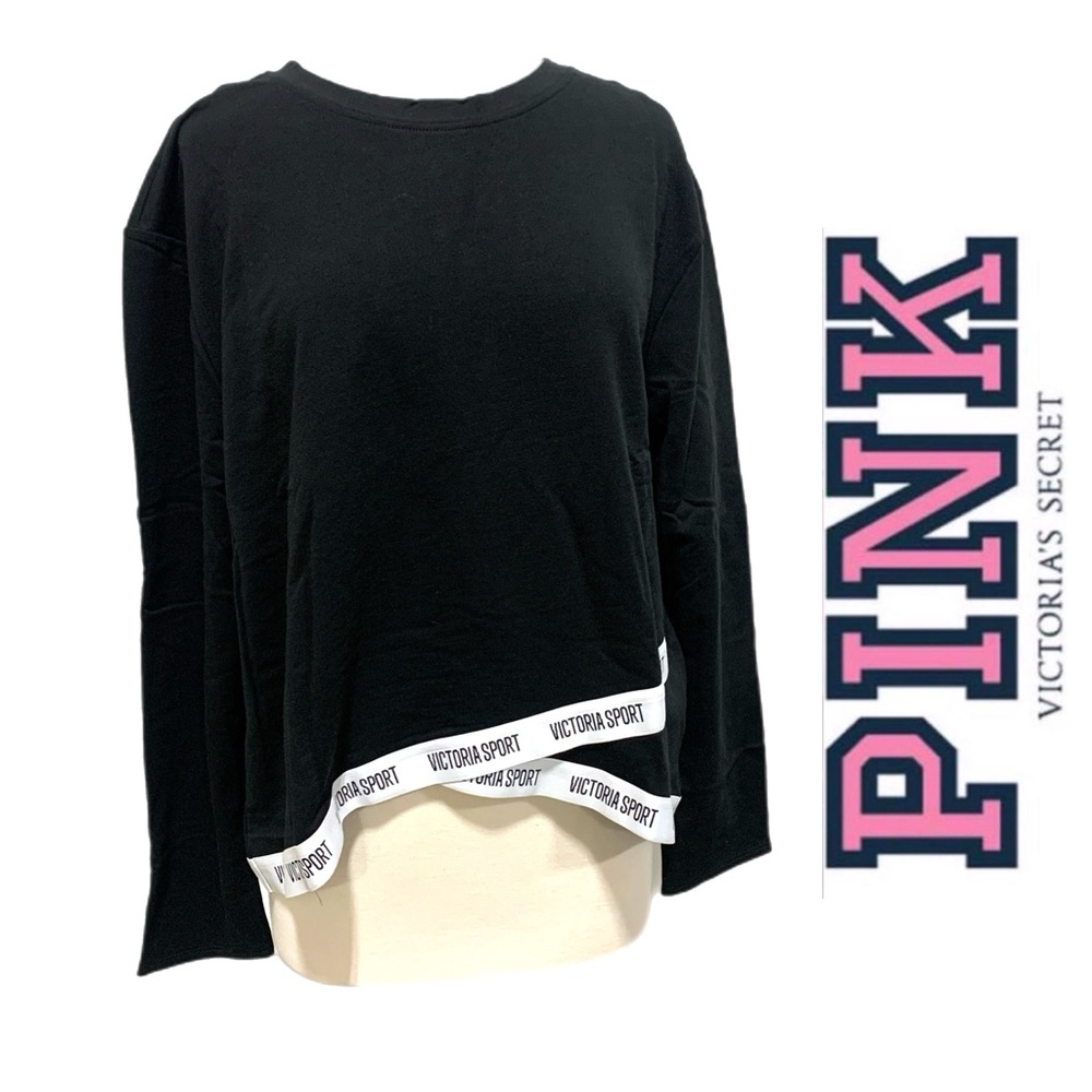 Victoria's Secret‎ Black Crewneck Sweatshirt - 6098